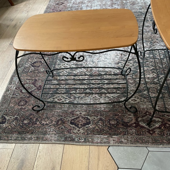 Longaberger Other Longaberger Wrought Iron Table Set Bundle Of Two Side Tables Or